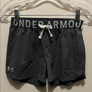 Under Armour Women's Charcoal Athletic Shorts